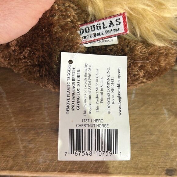 Douglas Kids Mr. Brown Chestnut Horse Plush Stuffed Animal Toy - Picture 3 of 8